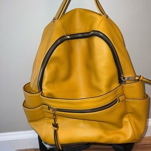 Mustard Yellow Backpack ✨
